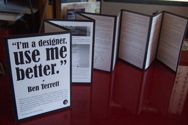 “I’m a designer, use me better.”