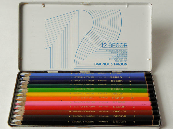 Decor - 12 crayons de couleur