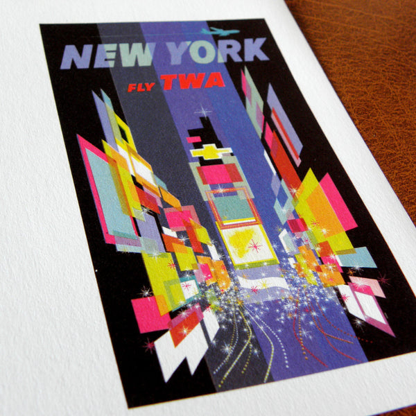 David Klein - TWA Times Square leaflet