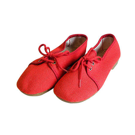 Chaussures toile rouge - pointure 25