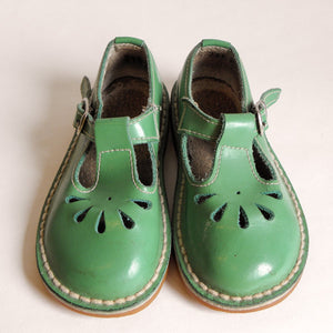 Chaussures cuir vert - pointure 23